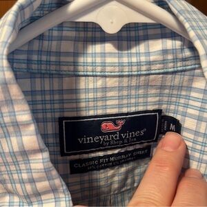 Vineyard Vines Light Blue Plaid Shirt